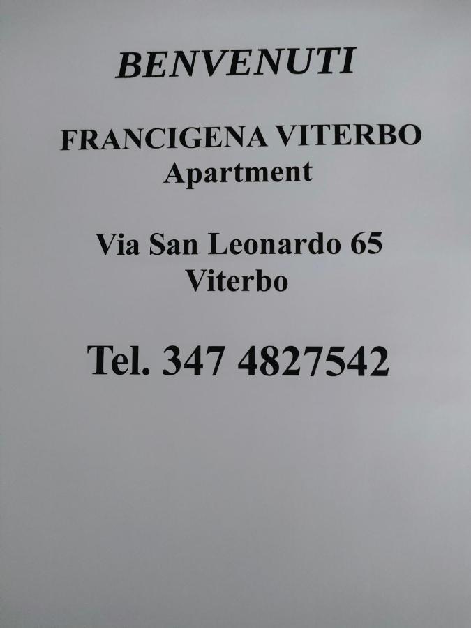Francigena Viterbo Apartment Con Parcheggio Gratuito A Soli 2 Minuti Buitenkant foto